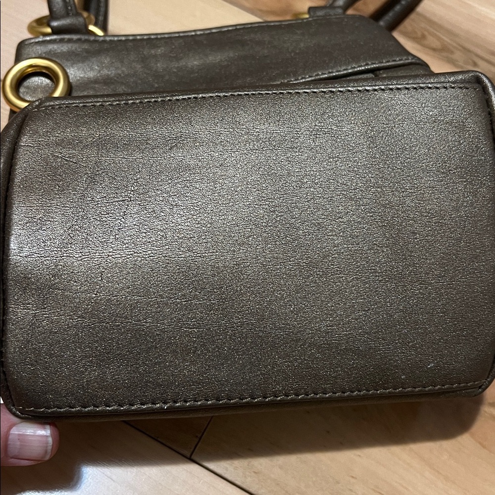 Chic Vintage Bronze Leather Bag - Picture 16 of 17
